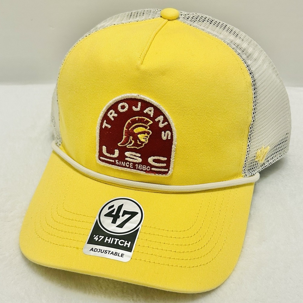 '47 Brand USC Trojans Cypress Hitch A-Frame Hat Cap Adjustable Snapback Yellow‎